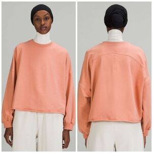 Lululemon LA Oversized Boxy Crew - Pink Savannah